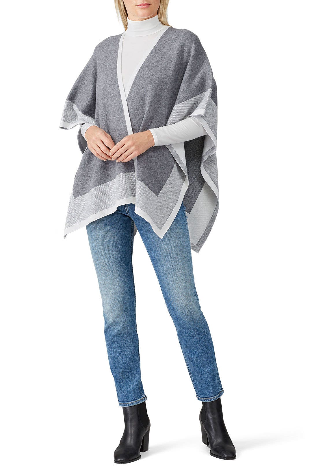 Grey Cape Sweater by RACHEL ROY COLLECTION 0
