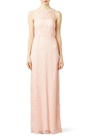Pearl Pink Harper Gown by Slate & Willow
