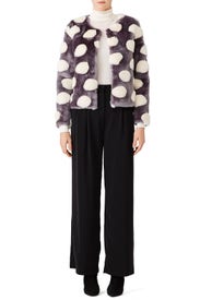 Bubbles Faux Fur Jacket by Unreal Fur