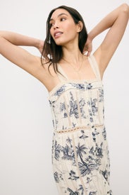 Renaid Cotton Tropical Island Maxi Dress by Zadig & Voltaire
