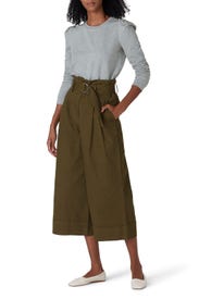 Grey Puff Sleeve Sweatshirt by Adam Lippes x RTR