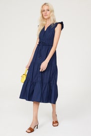 Ruffle Sleeve Dress by Area Stars