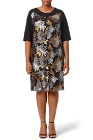 Shimmering Blooms Shift by Anna Scholz