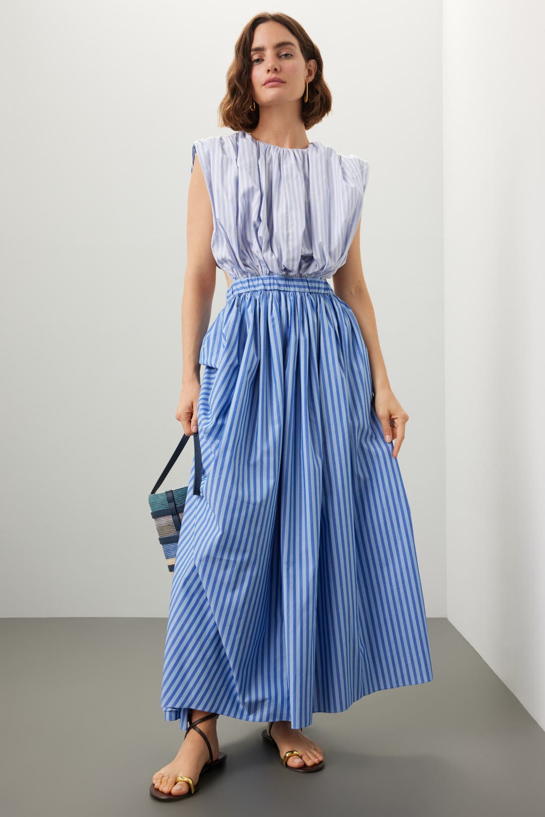 【完売品】サンサカエプチ　Laura smocked dress Sleeveless Talita Smock Dress by La Vie Rebecca Taylor