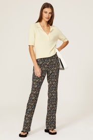 Printed Flared Trousers by Scotch & Soda