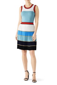 Striped Knit Dress by Alexia Admor