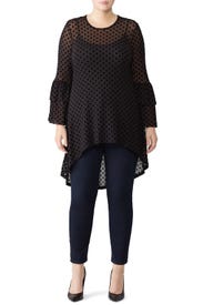 Sheer Mesh Romance Tunic by City Chic
