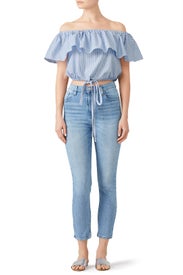 Stripe Madison Blouse by Jill Jill Stuart