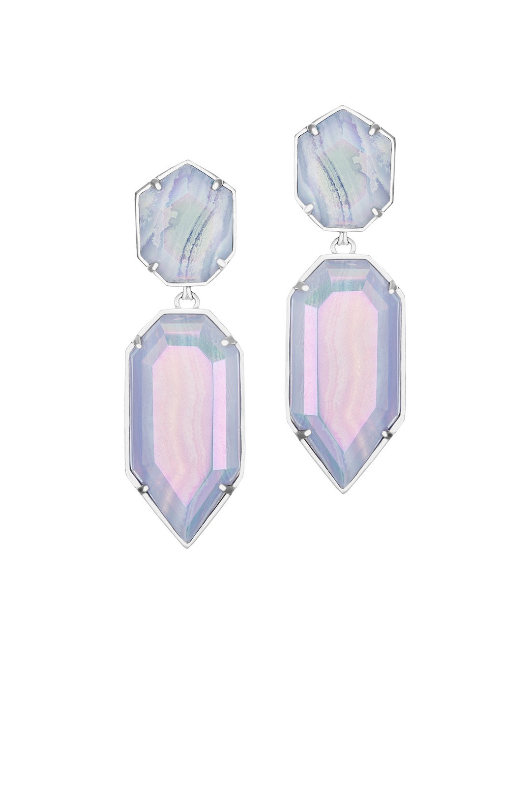 Lace Agate Perla Earrings by Kendra Scott 1