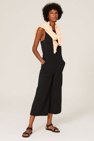 Black Pocketed Jumpsuit by Lululemon