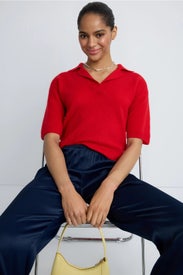 Cloud Cashmere Short Sleeve Polo by NAADAM