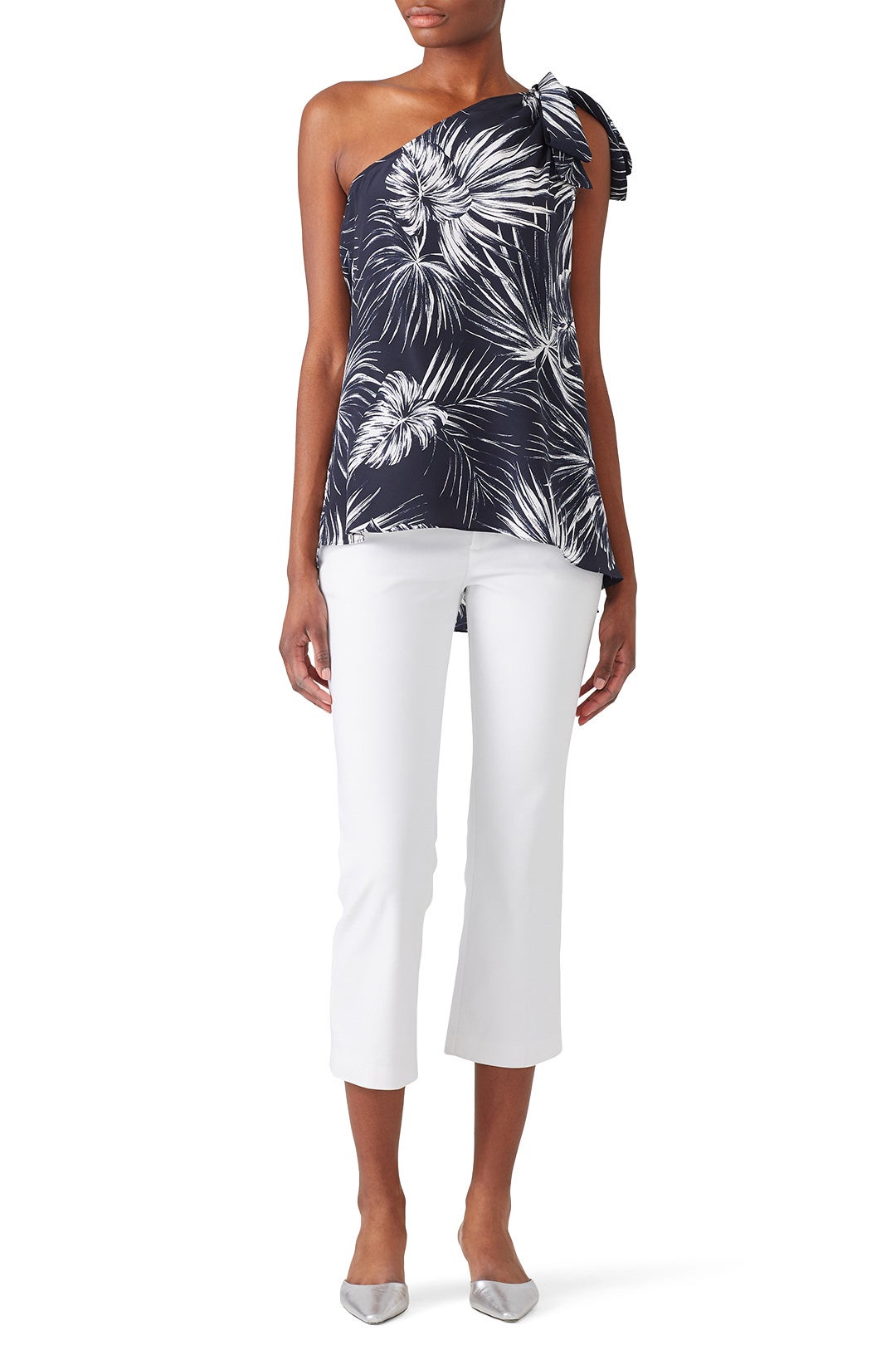 Carmona Leaf Jacqueline Top by Shoshanna 0