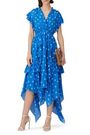 Yasmine Tiered Floral Dress by Shoshanna