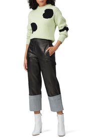 Polka Dot Intarsia Sweater by Tibi