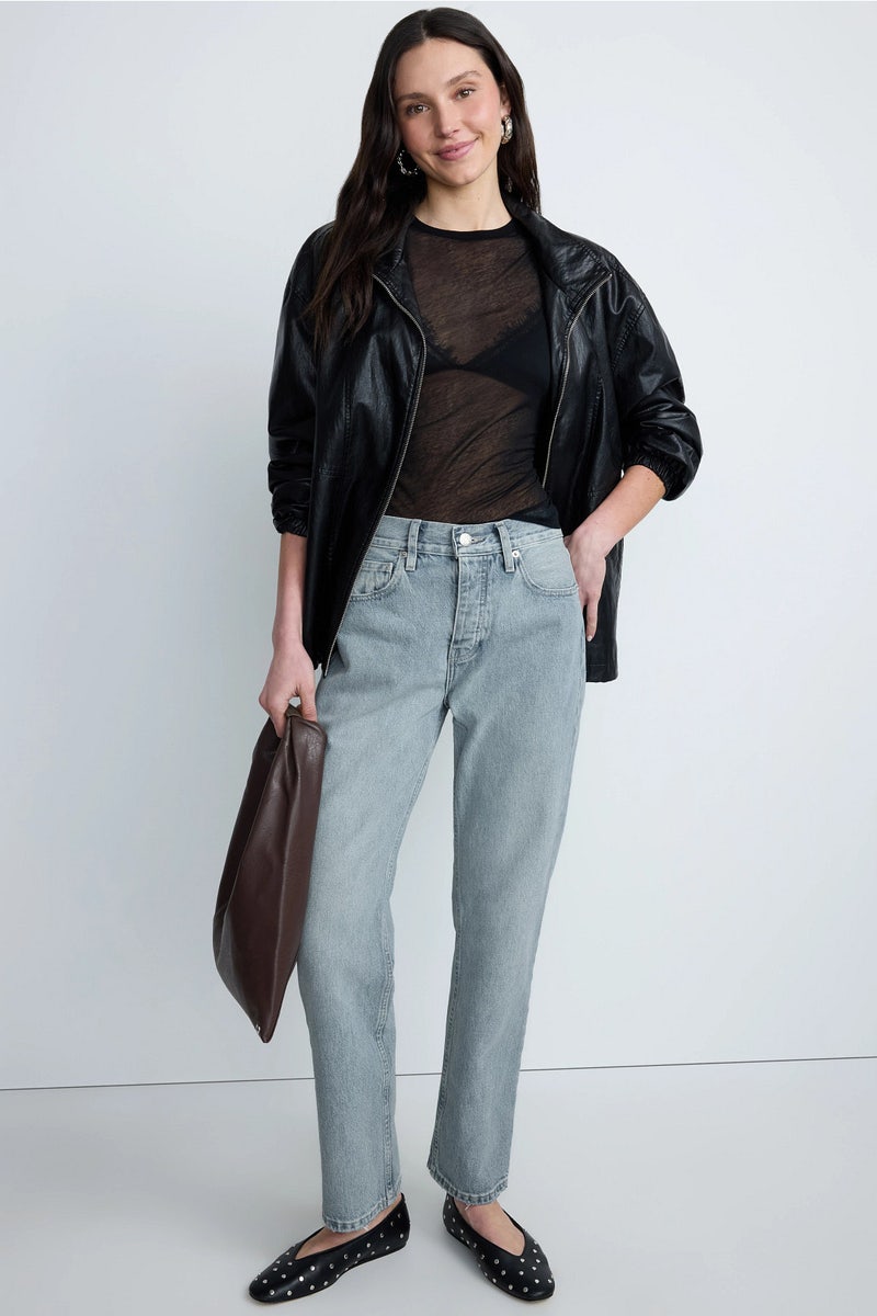 Calla Mid Rise Straight Ankle Jeans by DALA - Photo 0