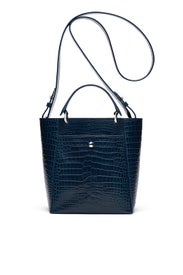 Peacock Croc Eloise Tote by Elizabeth and James Accessories