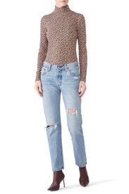 Ocelot Jersey Top by La Vie Rebecca Taylor