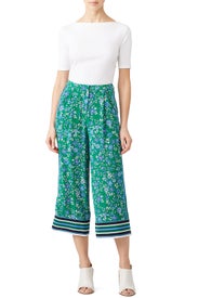 Aster Floral Crop Pants by Nicholas