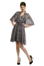 Electric Flutter Dress by Anna Sui