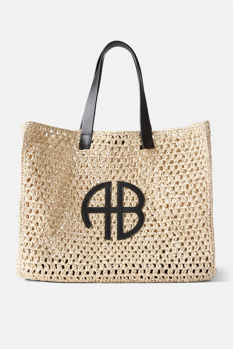 Raffia Large Rio Tote by Anine Bing Accessories - Photo 0