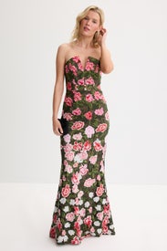 Floral Fernanda Gown by Dress The Population