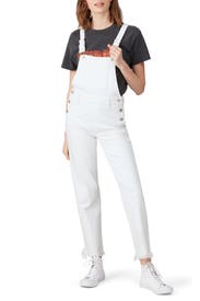 White Jules Overalls by J BRAND