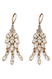 Magnolia Flower Earrings by Nicole Miller Accessories