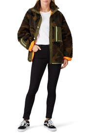 Camo Rory Jacket by Sandy Liang