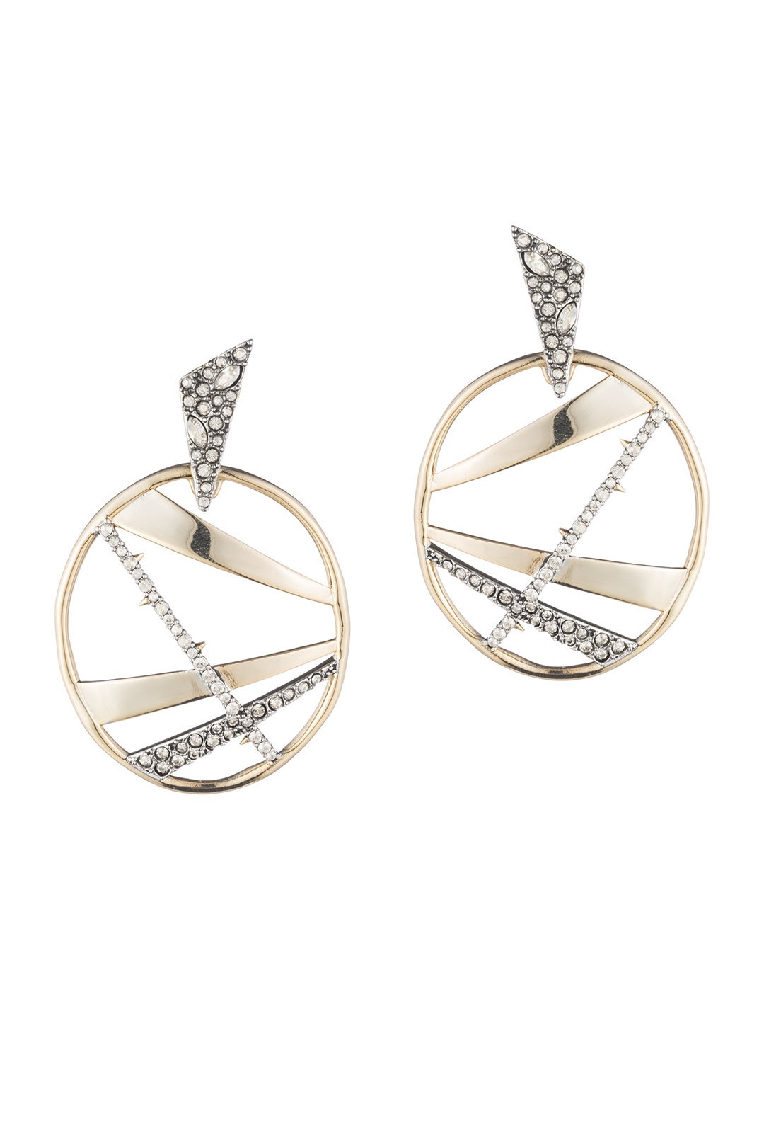 Domed Medallion Earrings by Alexis Bittar