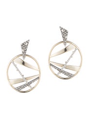 Domed Medallion Earrings by Alexis Bittar
