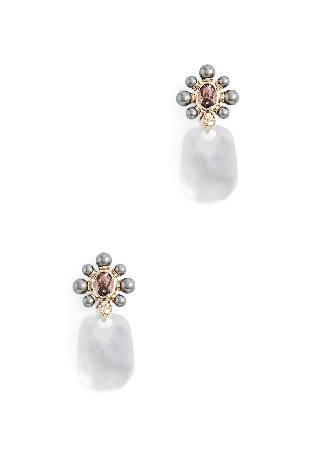 Pearl Floret Drop Earrings by Alexis Bittar 1
