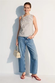 Poplin Knot Blouse by Adam Lippes x RTR