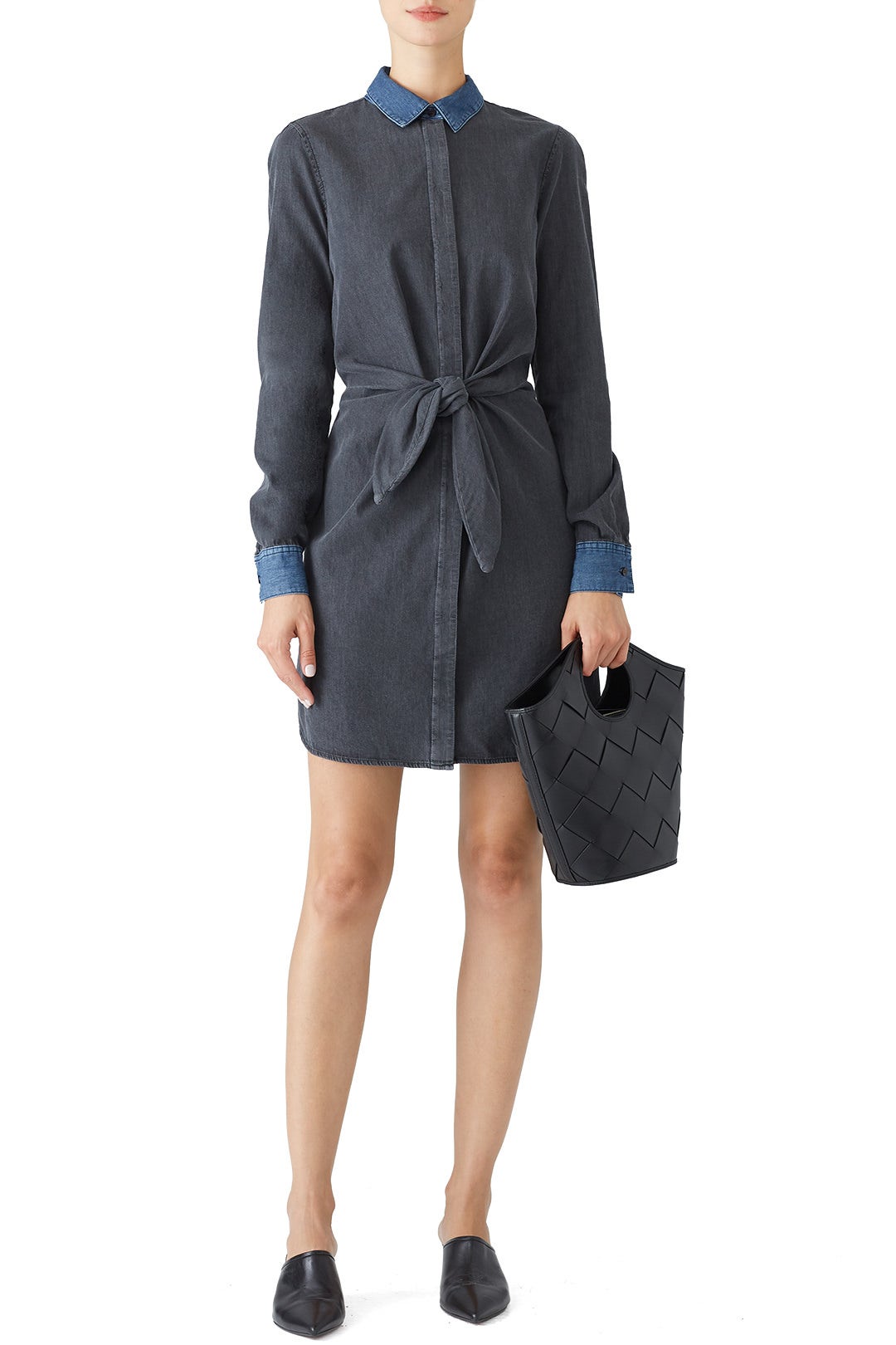Grey Denim Picnic Dress by Bailey 44 | Rent the Runway