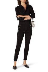 Black Wash  Denim Kat Jumpsuit by DL1961