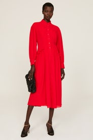 Flowing Button Front Dress by Saunders x RTR