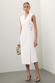 Crossover Midi Dress by Ted Baker