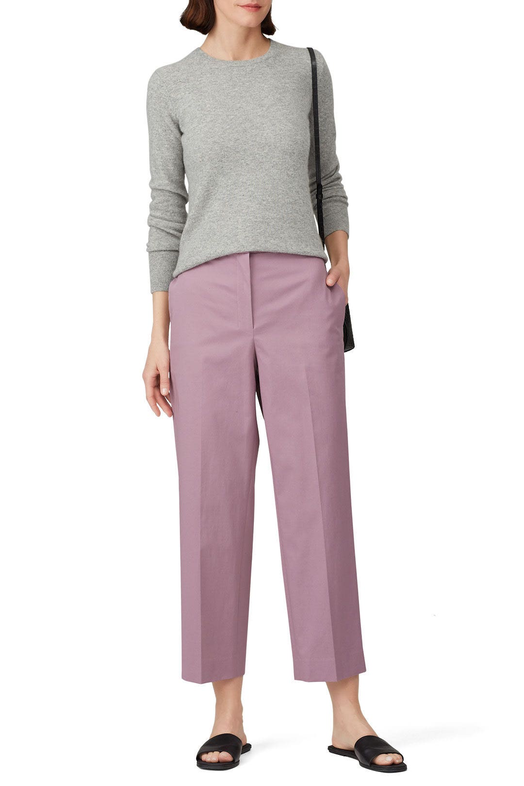 High Waisted Straight Chino Pants by Theory 0