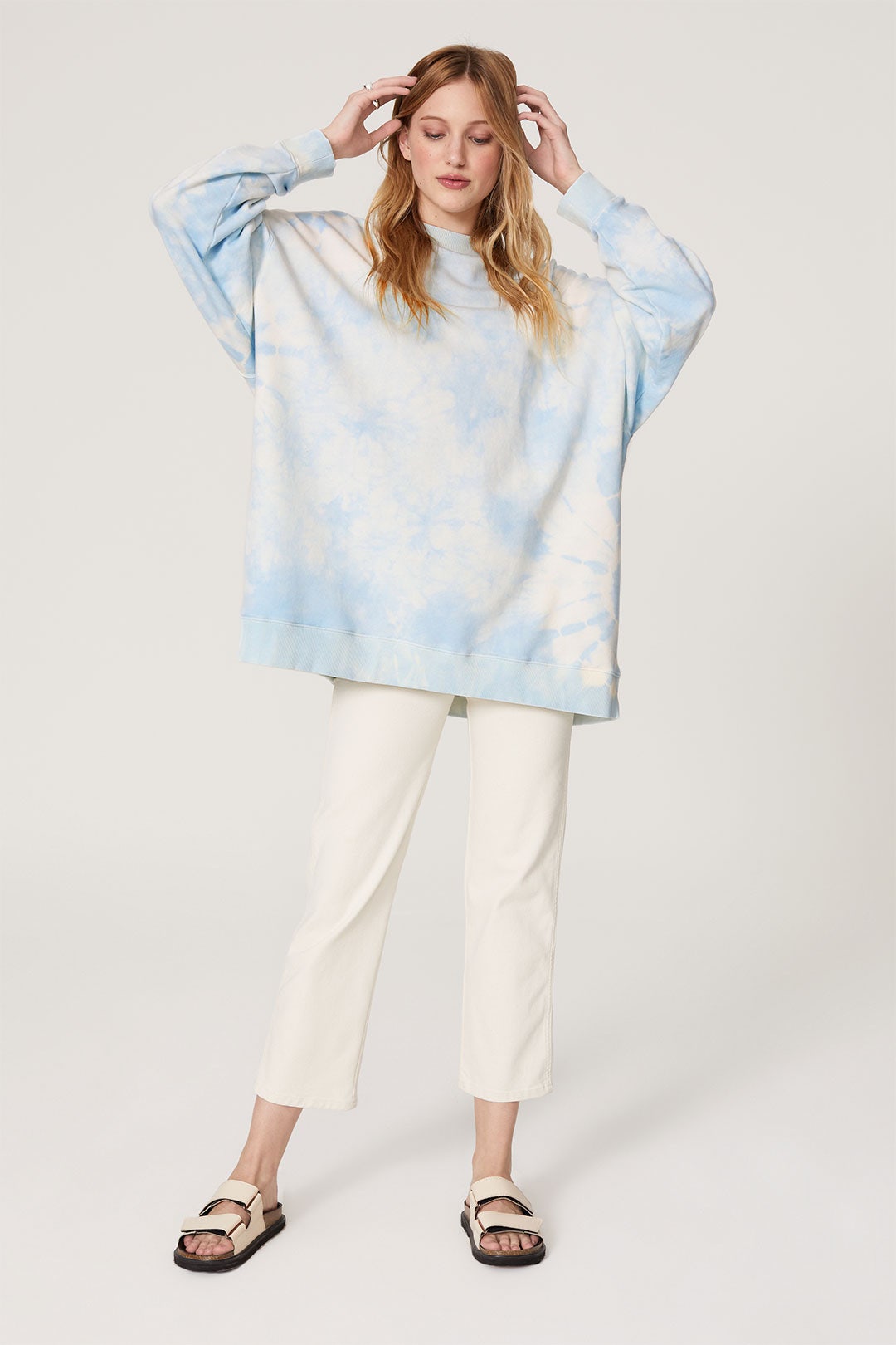 Oversized Tie Dye Sweatshirt by WRANGLER 0