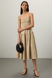 Scrunchie Dress by WEWOREWHAT