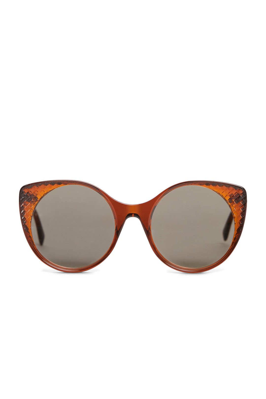 Brown Cat Eye Sunglasses by Bottega Veneta 1