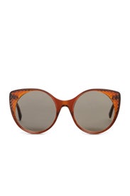 Brown Cat Eye Sunglasses by Bottega Veneta