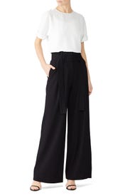 Pleated Wide Leg Pants by Derek Lam 10 Crosby