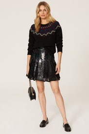 Black Fair Isle Sweater by Lauren Ralph Lauren