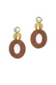 Harvest Moon Earrings by Lizzie Fortunato