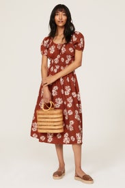 Smocked Midi Dress by Madewell