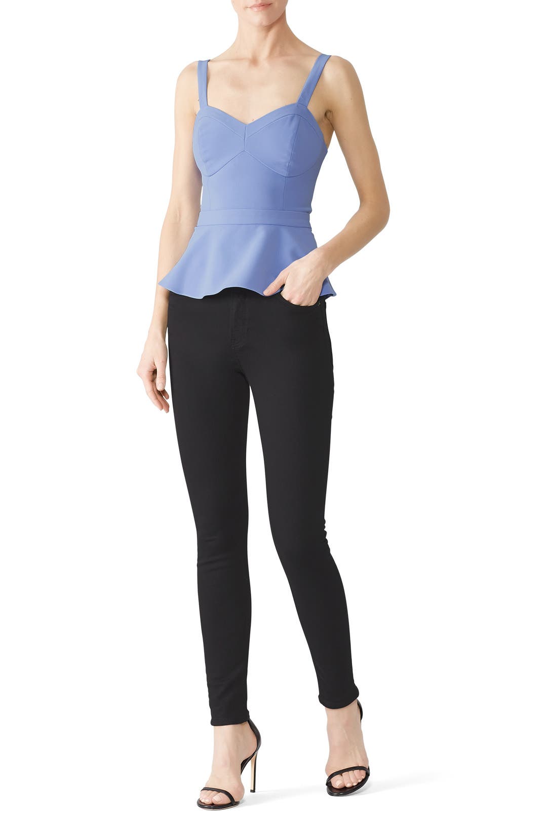 parker peplum top