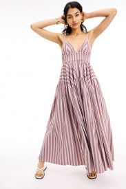 Gathered Peplum Camisole Dress by Rosetta Getty