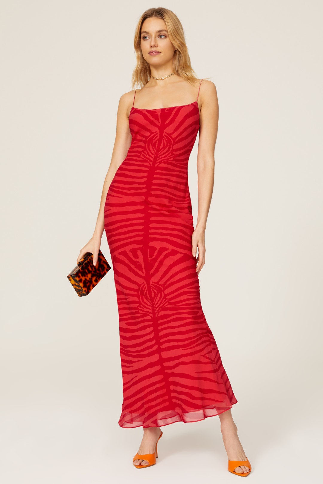 Scarlette Zebra Dress by Ronny Kobo 0