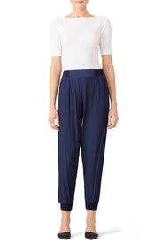 Navy Markie Pants by Ramy Brook