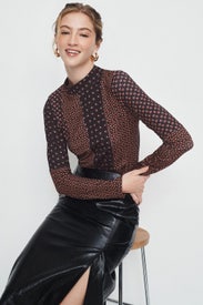 Mixed Print Jersey Top by Sea NY x RTR